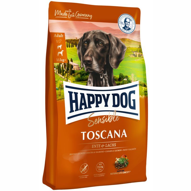 Happy Dog Supreme Toscana Ente & Lachs 12,5 kg