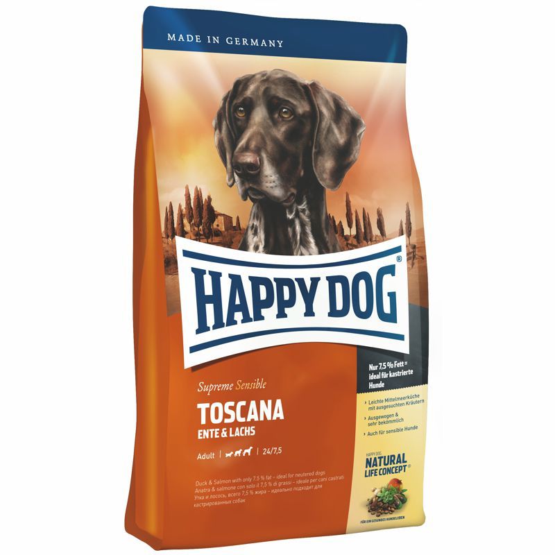 Happy Dog Supreme Toscana Ente & Lachs 300g