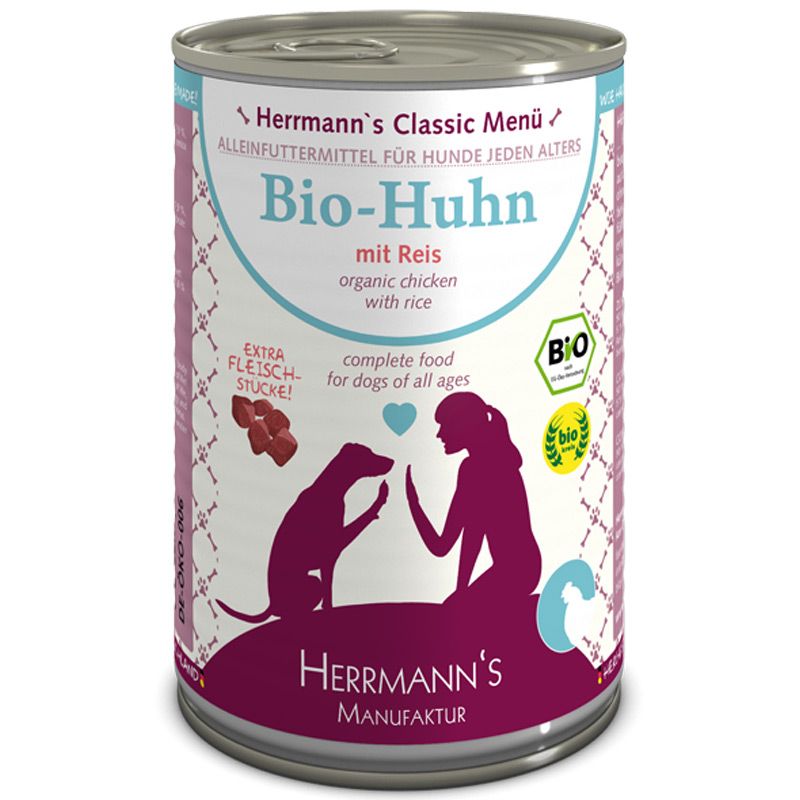 Herrmanns Bio-Huhn mit Reis 400g