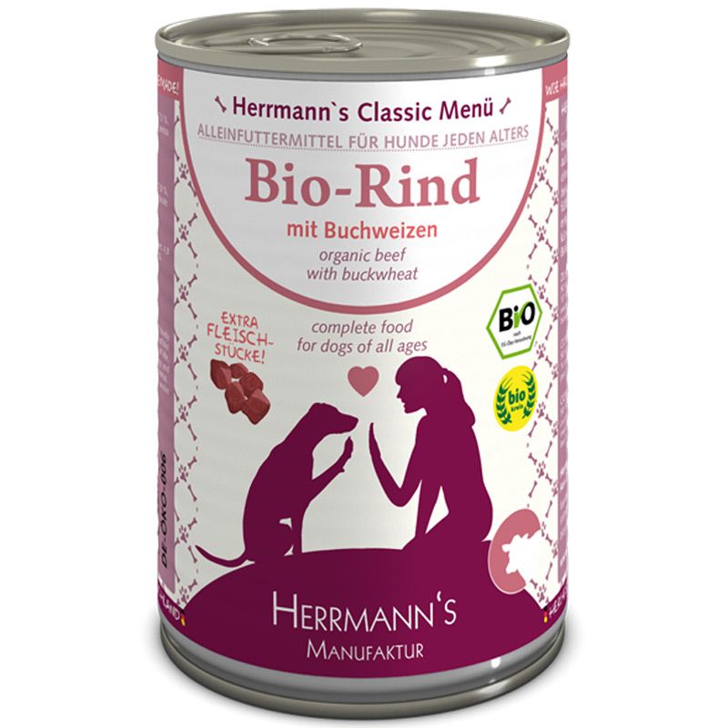 Herrmanns Bio-Rind mit Buchweizen 400g
