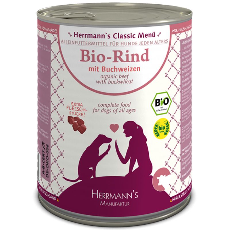 Herrmanns Bio-Rind mit Buchweizen 800g