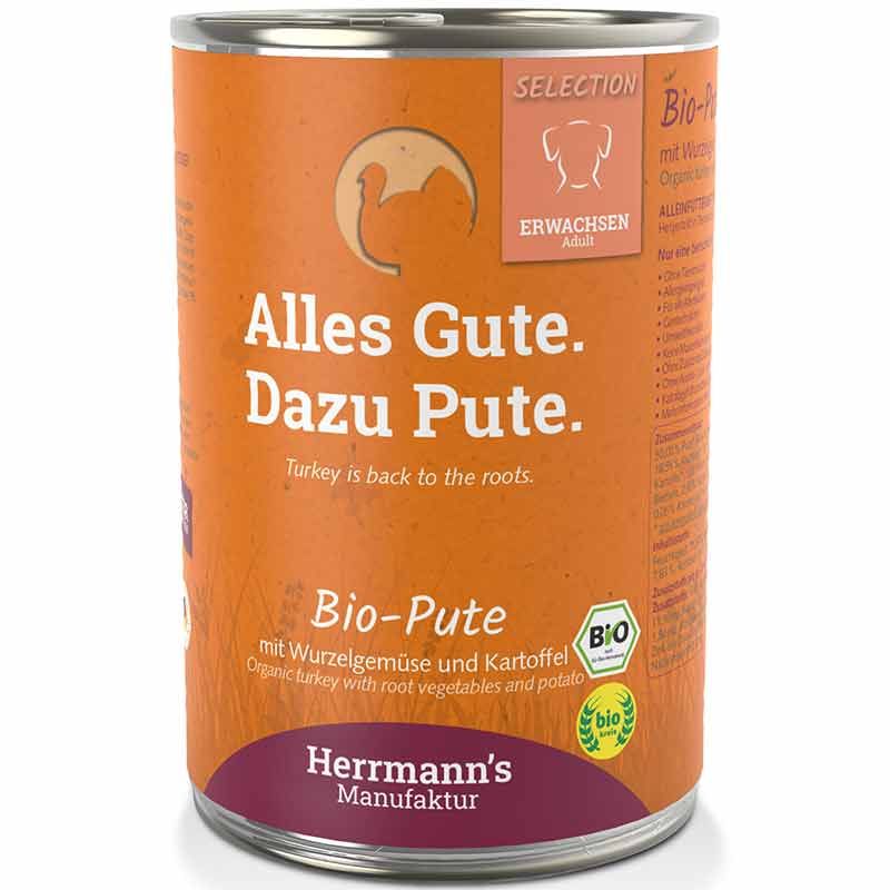 Herrmanns Selection Erwachsen Bio Pute 400g