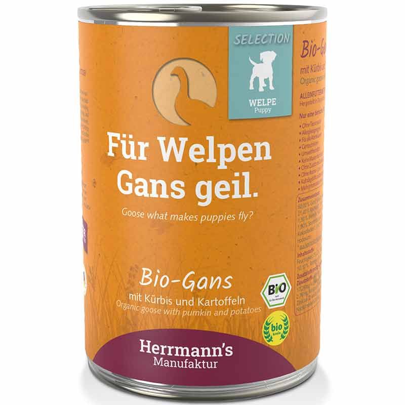 Herrmanns Selection Welpe Bio-Gans 400g
