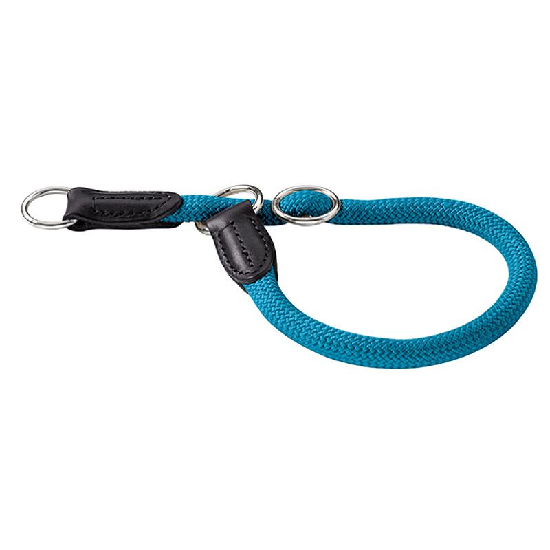 Hunter Dressurhalsung Freestyle, Gr.M 45cm/10mm, Tau, petro