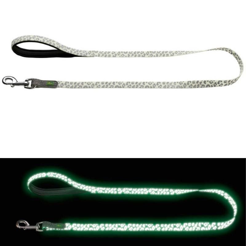 Hunter Führleine Conven. Refl. Glow. Gr.15/120cm, Leo