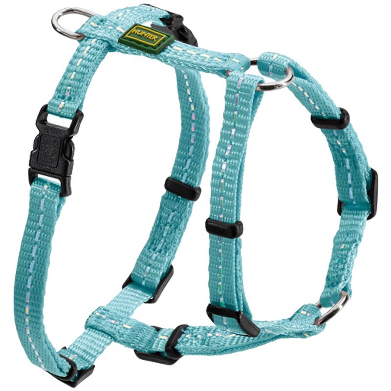 Hunter Geschirr Tripoli, Nylon, reflekt., Gr. XXS-XS, blau