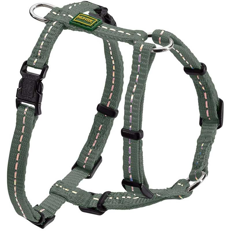 Hunter Geschirr Tripoli Mini, Nylon, reflekt., Gr. XXS, oliv