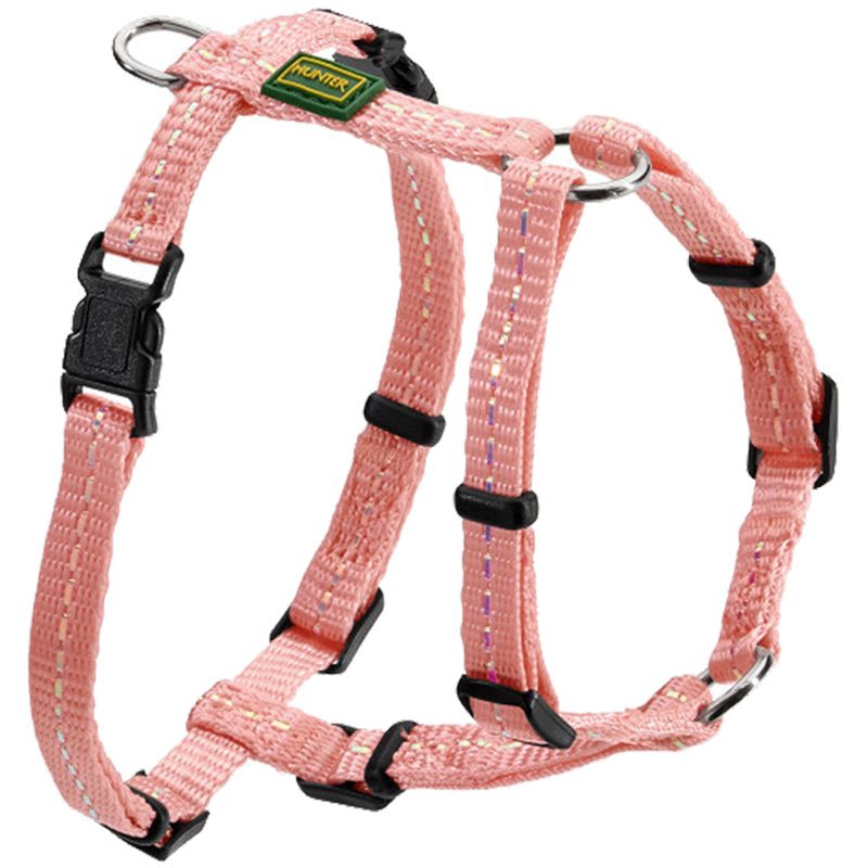 Hunter Geschirr Tripoli, Nylon, reflekt., Gr. XXS-XS, rosa