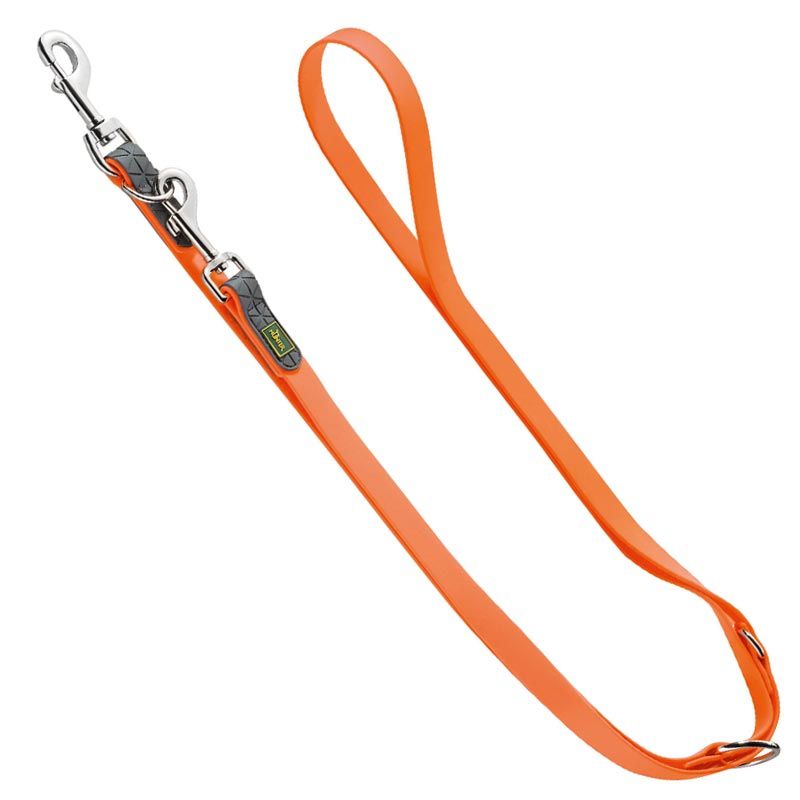 Hunter verstell. Führleine Convenience 15/200cm, neonorange