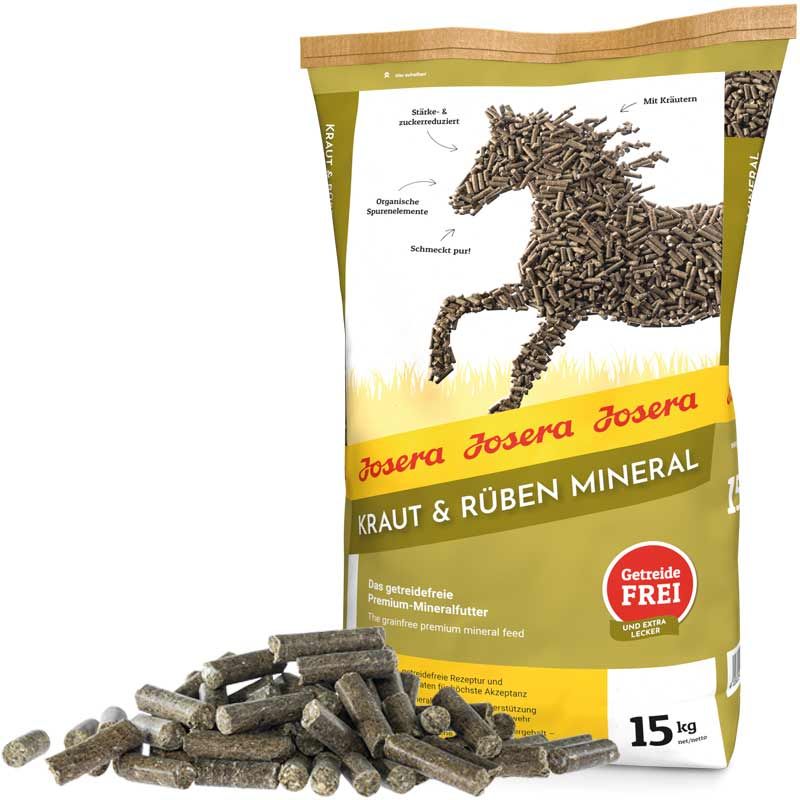 Josera Pferd Kraut und Rüben Mineral 15kg