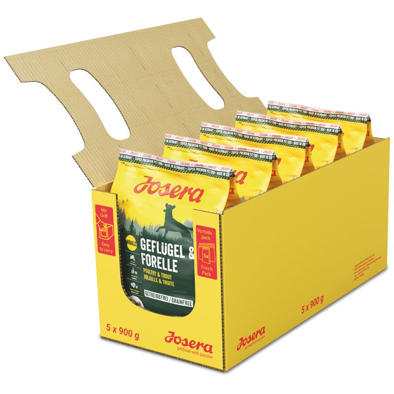 Josera NATURE Exklusiv Geflügel & Forelle 5 x 900g