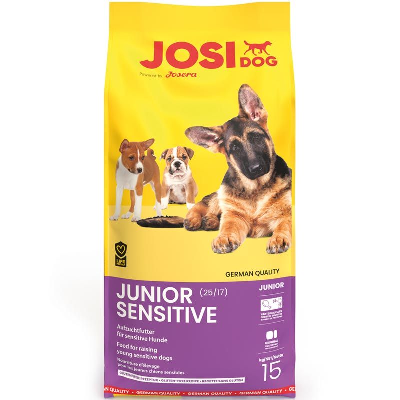 JosiDog Junior Sensitive 15 kg