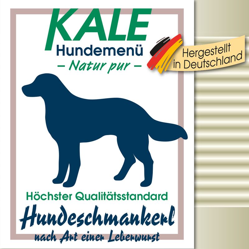 Kale Dose Hundeschmankerl nach Art einer Leberwurst 800g