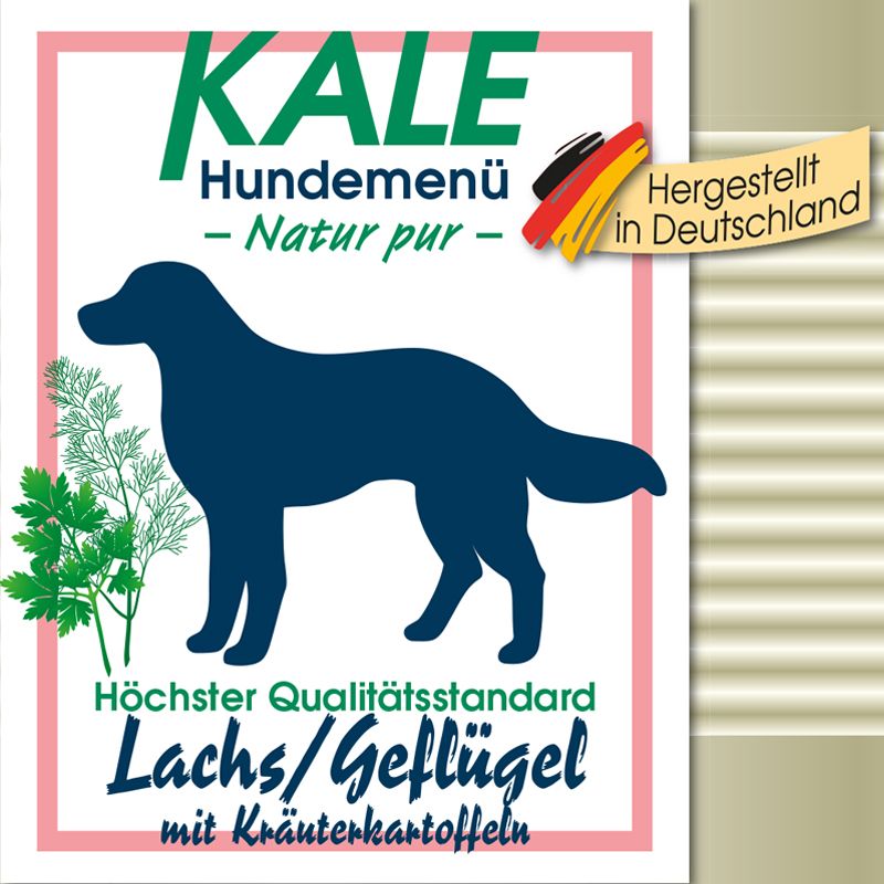 Kale Dose Lachs/Geflügel mit Kräuterkartoffeln 800g