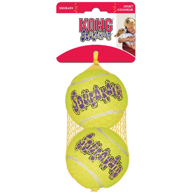 KONG AirDog Squeakair Balls 2er Large, 8cm