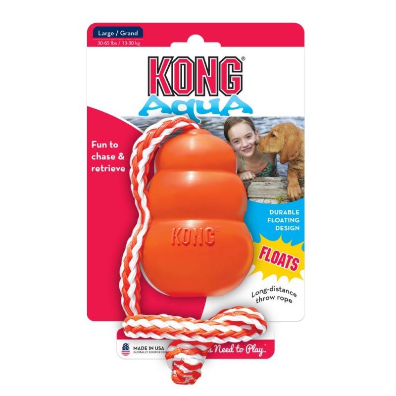 KONG Aqua mit Wurftau Large 10 cm