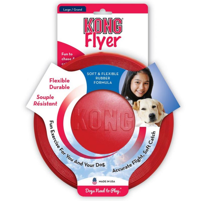 KONG Flyer Large 23cm, rot