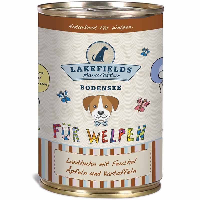 Lakefields Dosenfleisch-Menü Welpen Huhn 400g