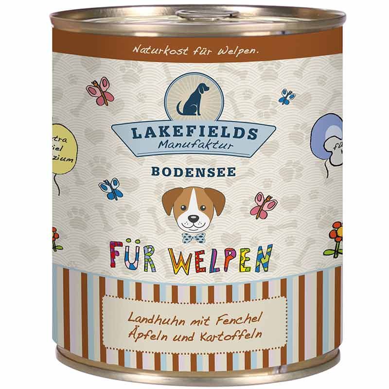 Lakefields Dosenfleisch-Menü Welpen Huhn 800g