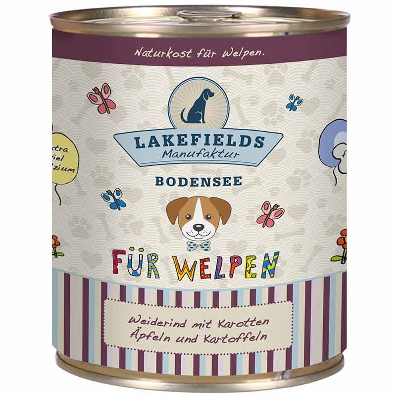 Lakefields Dosenfleisch-Menü Welpen Rind 800g