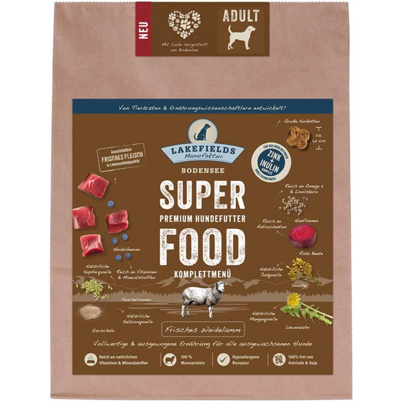 Lakefields SUPERFOOD Premium Lamm 1 kg