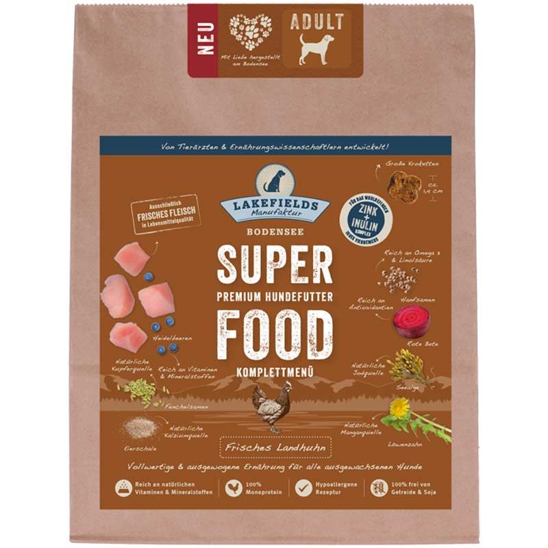 Lakefields SUPERFOOD Premium Huhn 1 kg