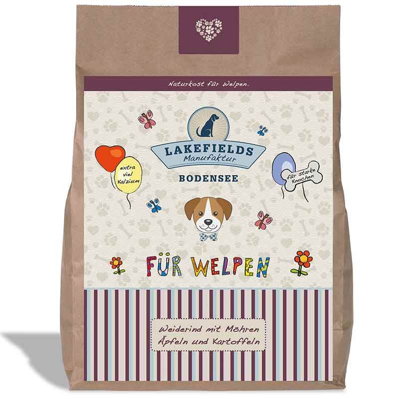 Lakefields Trockenfleisch-Menü Welpen Rind 2.5 kg