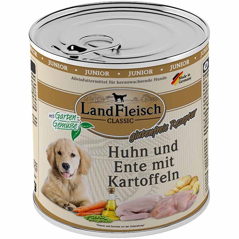 Landfleisch Junior Huhn, Ente und Kartoffeln 800g