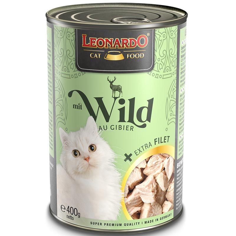 Leonardo Dose mit Wild + extra Filet 400g