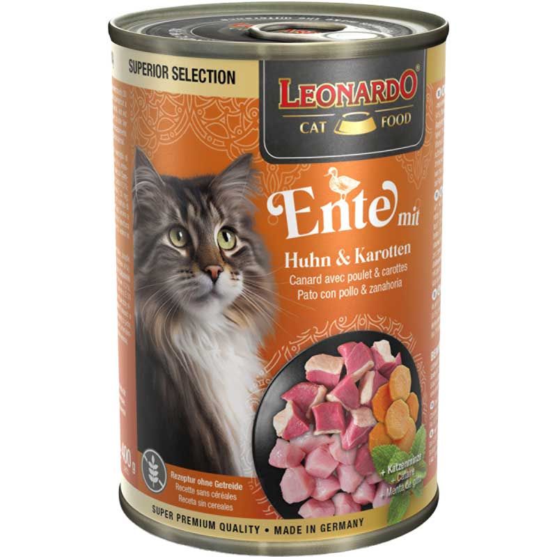 Leonardo Dose Ente mit Huhn und Karotten 400g
