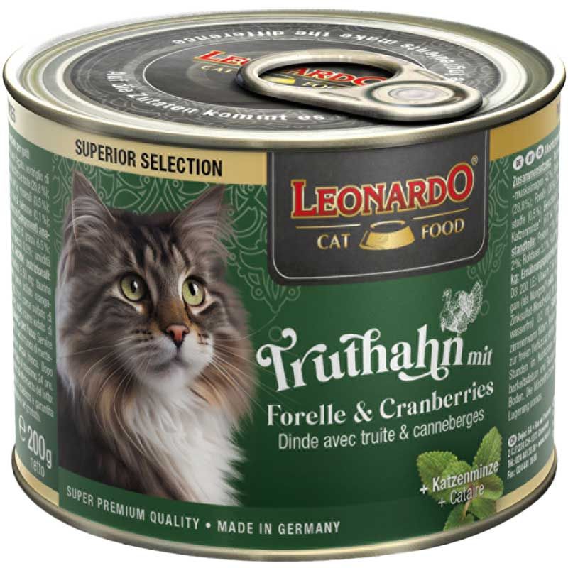 Leonardo Dose Truthahn mit Forelle und Cranberries 200g