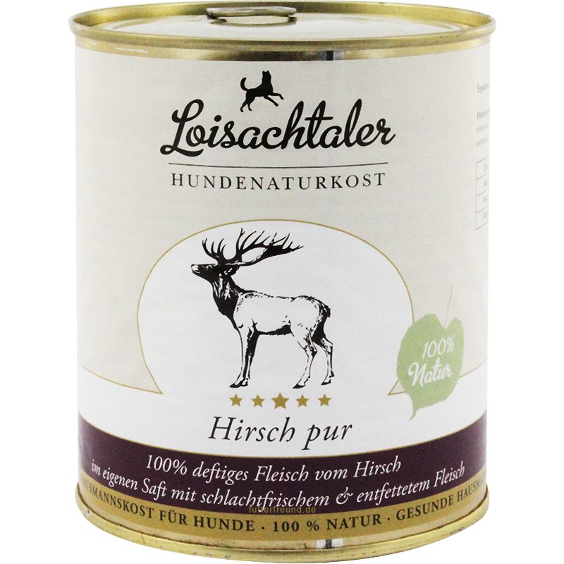 Loisachtaler Hirsch pur 800g