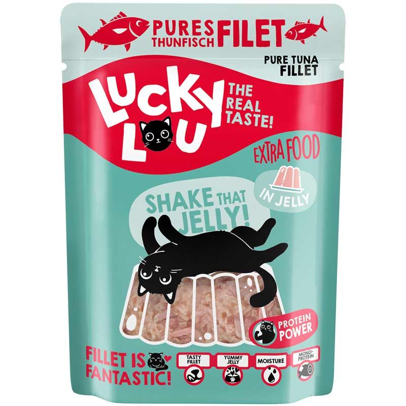 Lucky Lou Extrafood Thunfischfilet in Jelly 70g Pouch