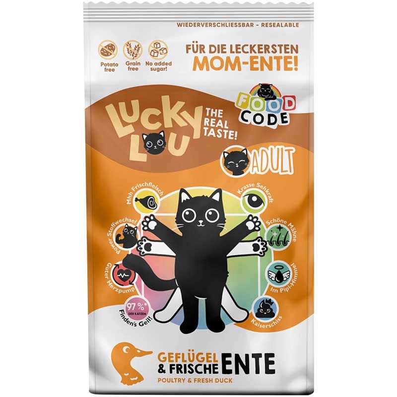 Lucky Lou Food Code Lifestage Adult Geflügel + Ente 1,7kg