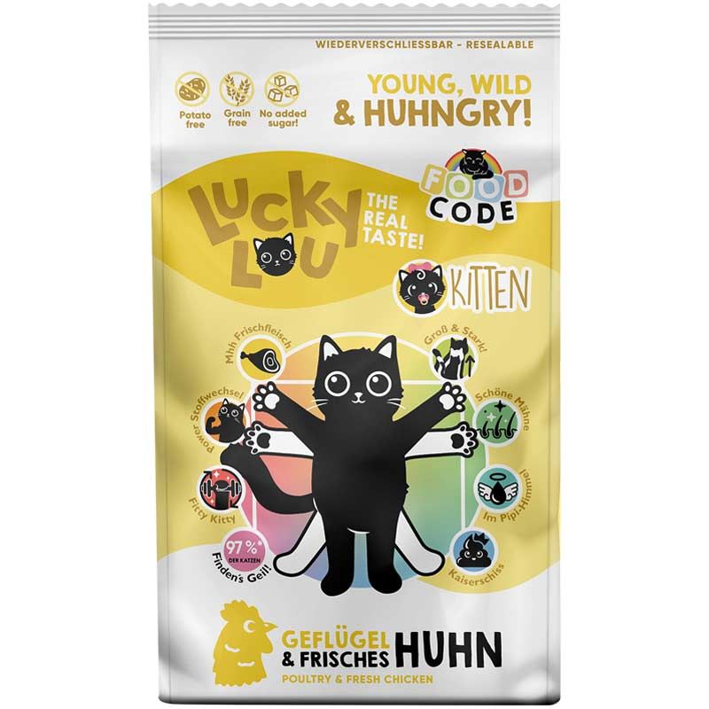 Lucky Lou Food Code Lifestage Kitten Geflügel + Huhn 1,7kg