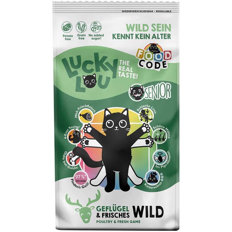 Lucky Lou Food Code Lifestage Senior Geflügel + Wild 340g