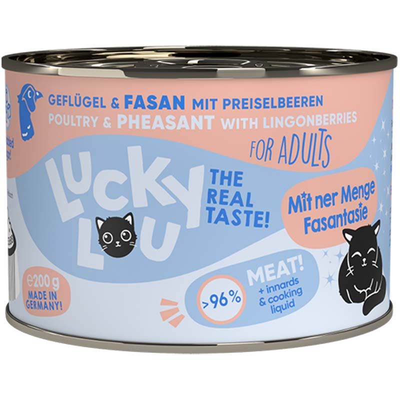 Lucky Lou Lifestage Adult Geflügel + Fasan 200g