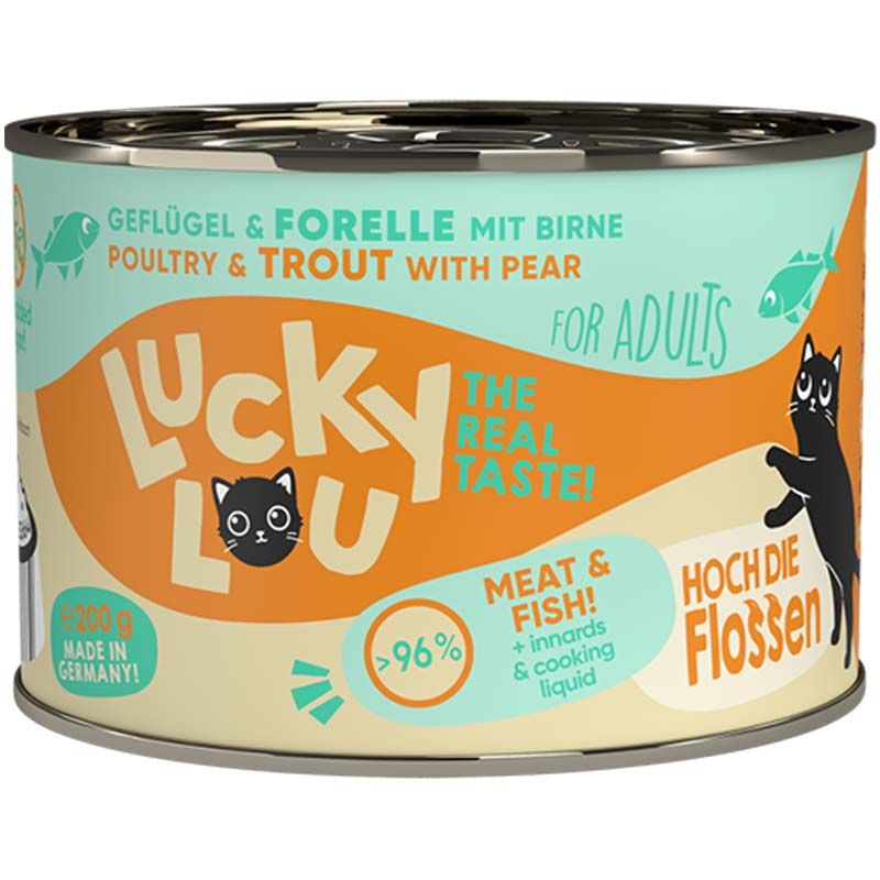 Lucky Lou Lifestage Adult Geflügel + Forelle 200g