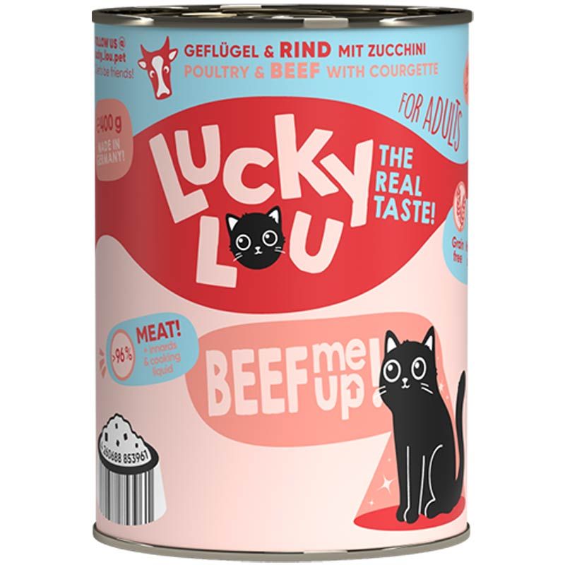 Lucky Lou Lifestage Adult Geflügel + Rind 400g