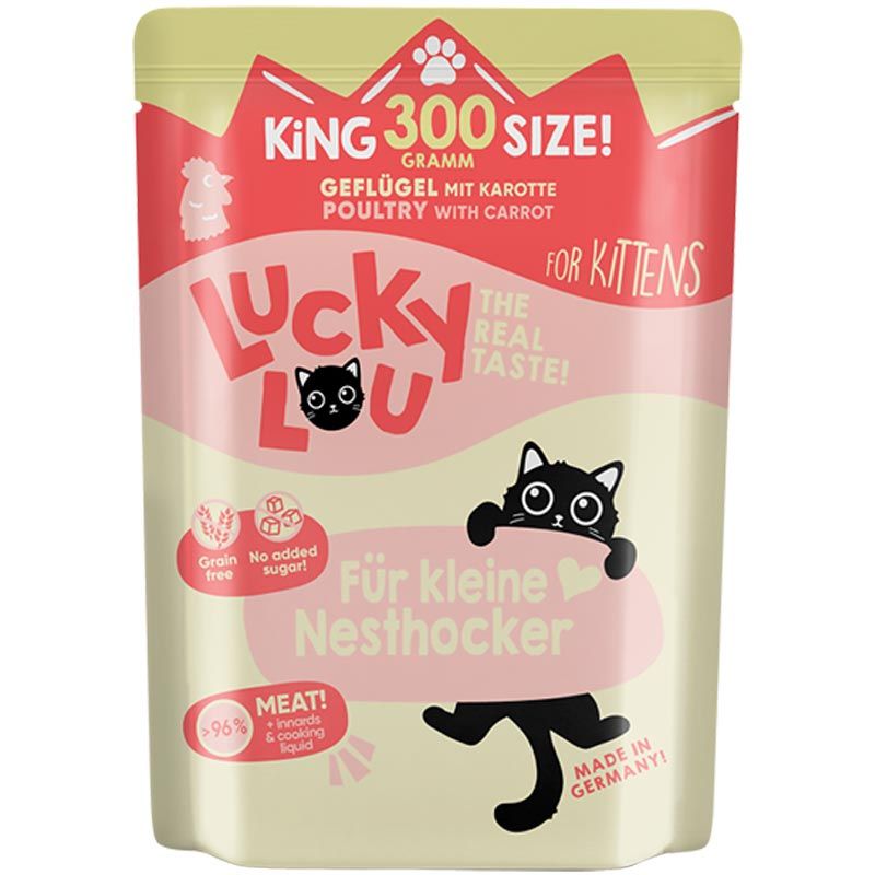 Lucky Lou Lifestage Kitten Geflügel 300g