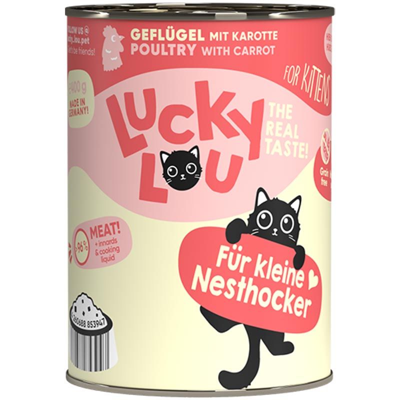 Lucky Lou Lifestage Kitten Geflügel 400g
