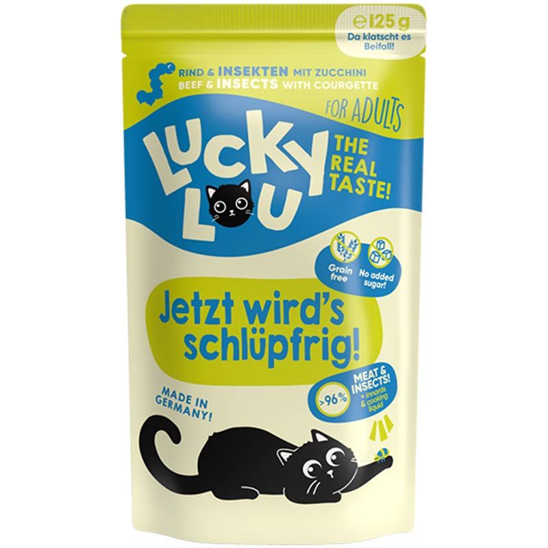 Lucky Lou Lifestage Adult Rind + Insekten 125g