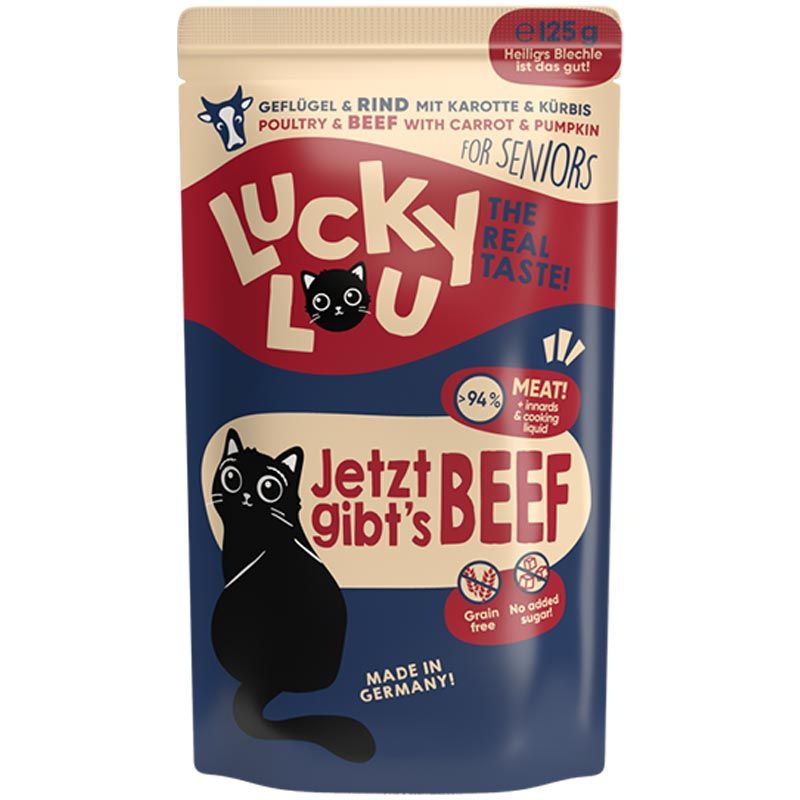 Lucky Lou Lifestage Senior Geflügel + Rind 125g