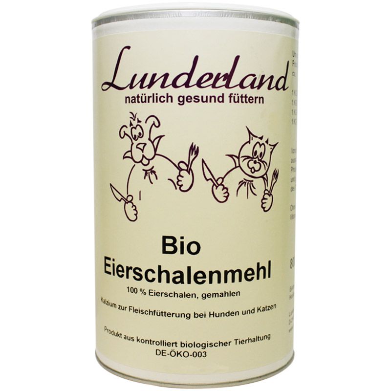 Lunderland Bio Eierschalenmehl 800g