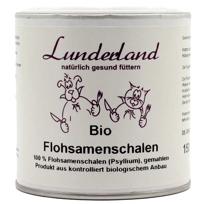 Lunderland Bio Flohsamenschalen 150g