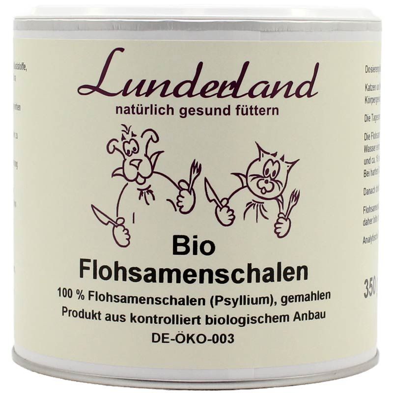 Lunderland Bio Flohsamenschalen 350g