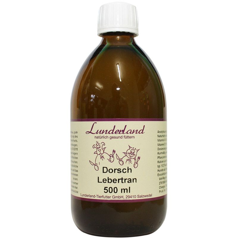 Lunderland Dorschlebertran 500 ml