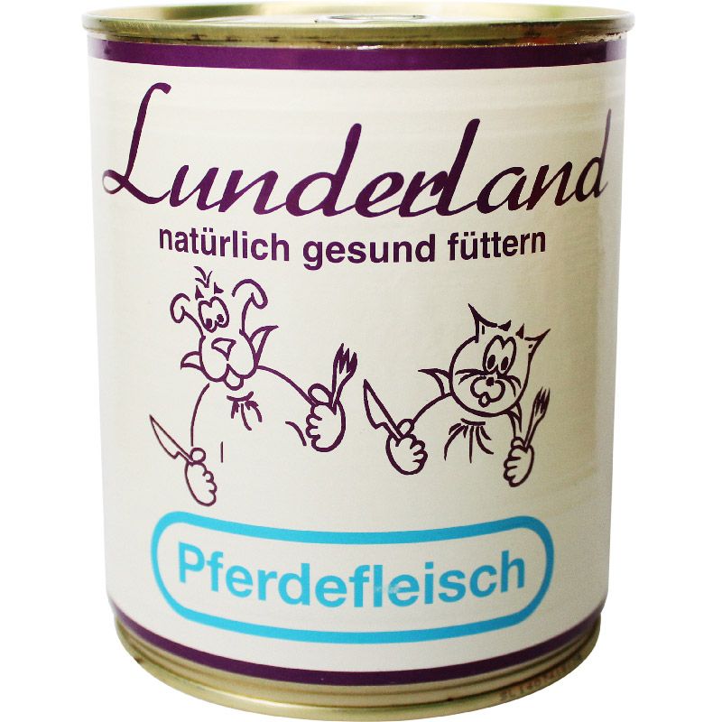 Lunderland Pferdefleisch Dose 800g