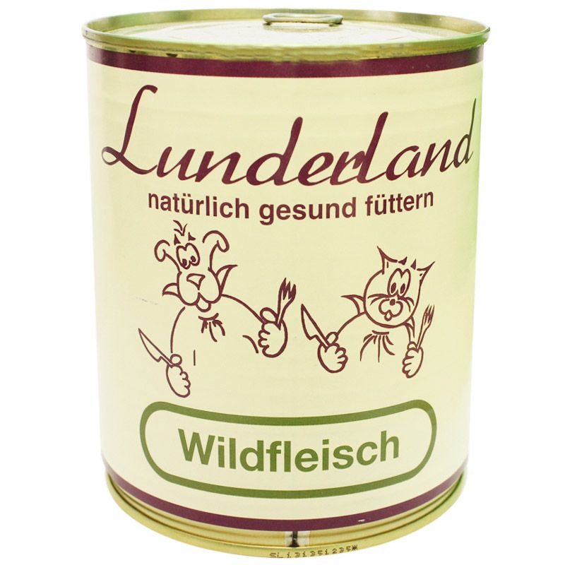 Lunderland Wildfleisch Dose 800g