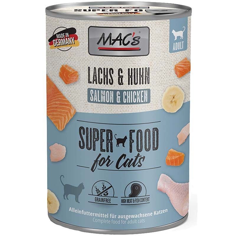 Macs Cat Dose Lachs + Hühnchen 400g
